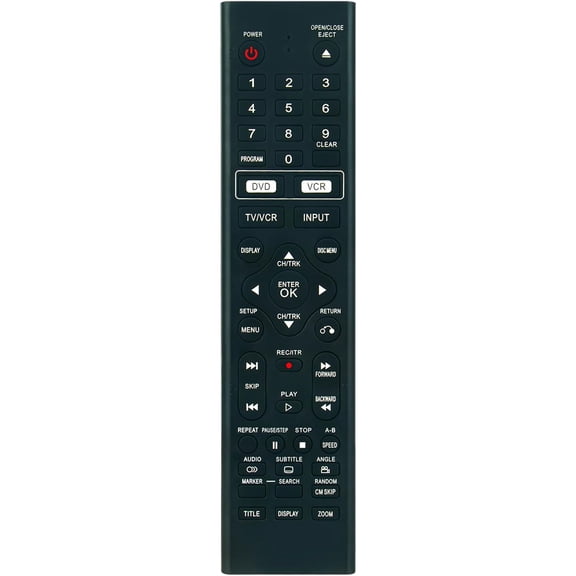 Replacement Remote Control for Insignia Zenith DVD VCR Combo Player 6711R1P081V XBV613 XBV713