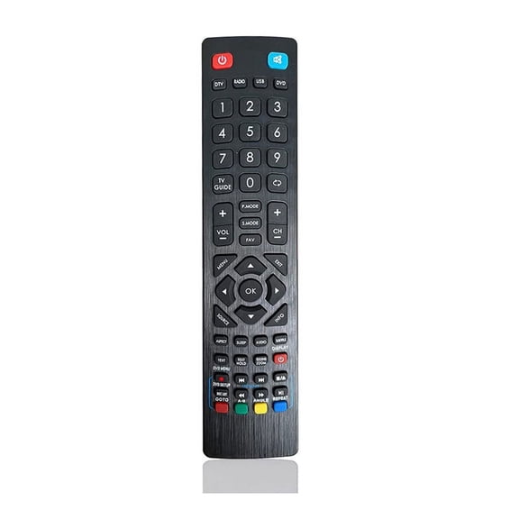 Replacement Remote Control for LCD LED 3D Smart TV - No Setup Required Universal Remote Control,1 x remote control,Black