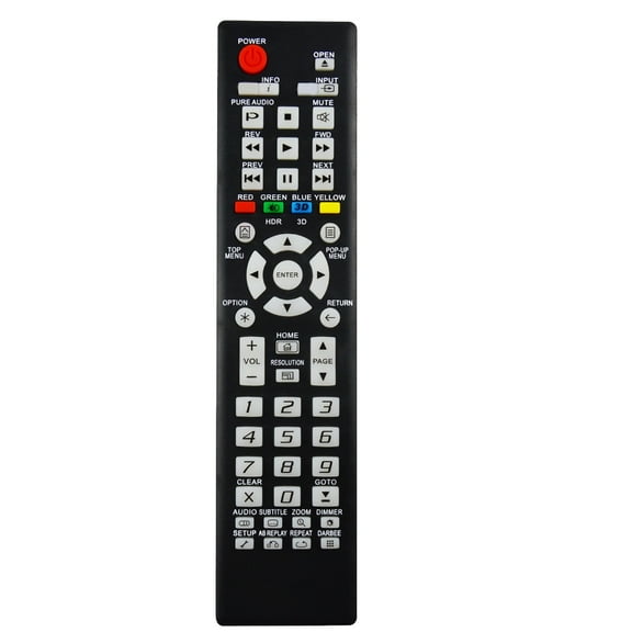 Replacement Remote Control for Network Disk Player with 3D Grip Great Performance