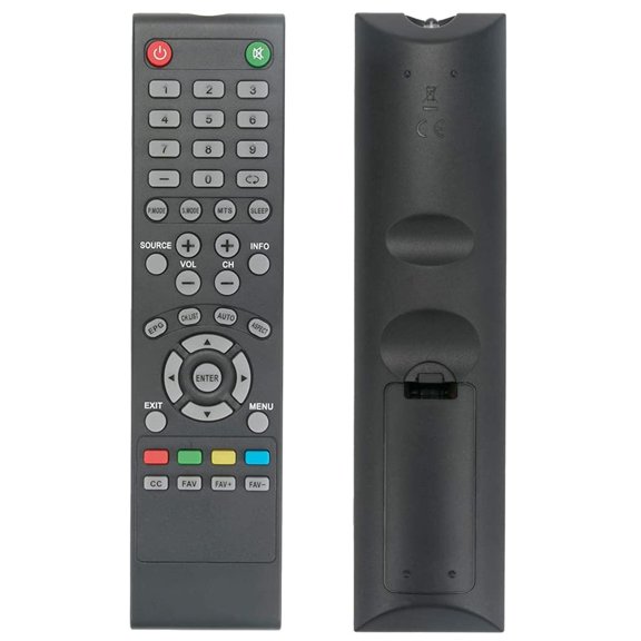 Replacement Remote Control for PROSCAN TV PLDED4016A-D PLDED3996A-E PLDED3273A-E PLDED5066A-B PLDED5068A-D PLED5529A-G PLCD3271A-D PLDED4017