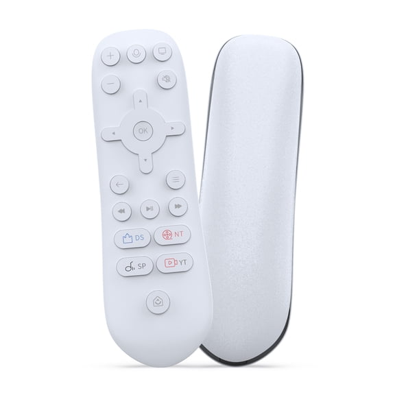 Replacement Remote Control for PS5 / PS5 Pro / PS5 Slim Consoles, Infrared TV Control, Responsive Buttons, Easy Setup (Batteries Not Included)