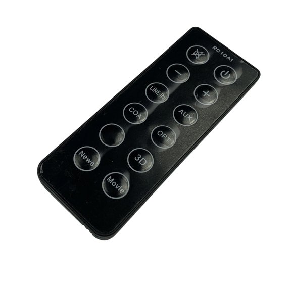 Replacement Remote Control for RC10A1 Desktop Soundbar Ergonomic Comfort and Extended Use