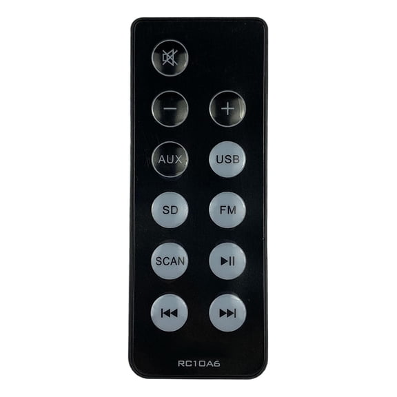 Replacement Remote Control for RC10A6 Desktop Soundbar Ergonomic Comfort and Extended Use