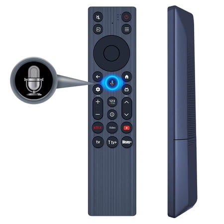 RC923A FMB1 Voice Remote Control Replacement for TCL Google TV QM5K QM6K QM6KPRO QM7K Q77K X11K Series QLED Mini-LED 4K UHD Smart TV (Part Number G0401-000267)