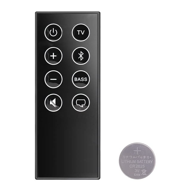Replacement Remote Control for TV Speaker and Solo Soundbar 5 10 15 Series II TV Sound System