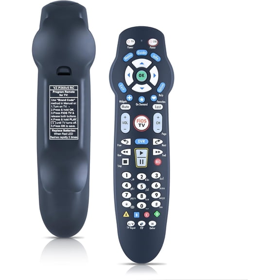 Replacement Remote Control for Verision Fios VZ P265v4 P265v5 RC TV STB