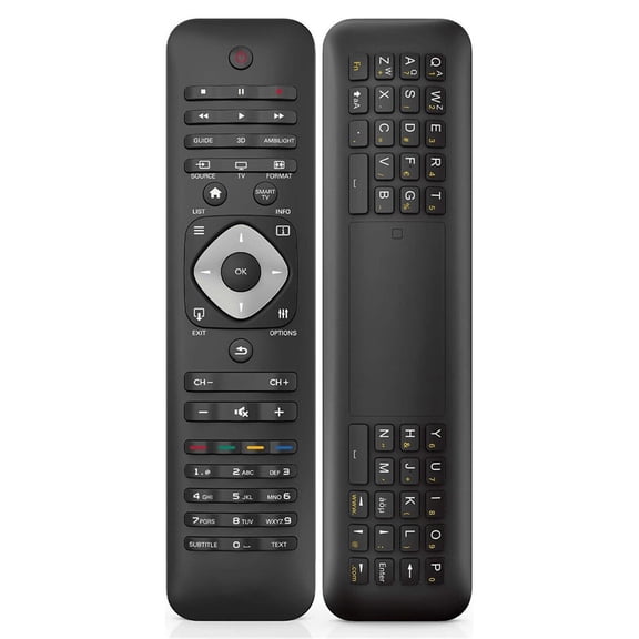 Replacement Remote Control with Keyboard YKF315-Z01 for Philips Smart TV 60PFL9607T/12