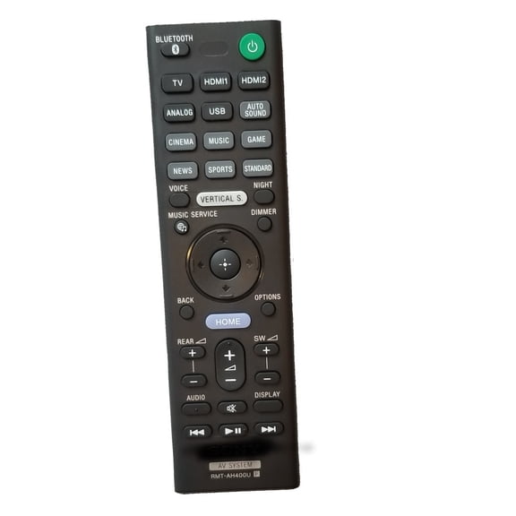 Replacement Remote For Sony AV System RMT-AH400U for models HT-Z9F, SAWZ9F SUBWOOFER, SA-WZ9F, SAZ9R OPTIONAL REAR SPEAKERS, SA-Z9R