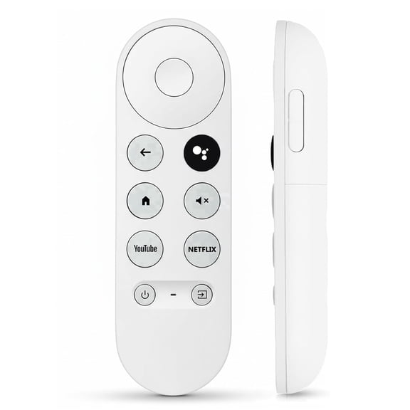 COREBAY Google Chromecast Remote Replacement, Voice Control 4K/HD TV, White