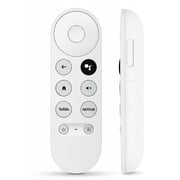 COREBAY White Chromecast Remote, Replacement Voice Remote for Chromecast with Google TV and Google TV Streamer