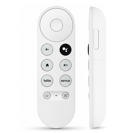 COREBAY White Chromecast Remote, Replacement Voice Remote for Chromecast with Google TV and Google TV Streamer