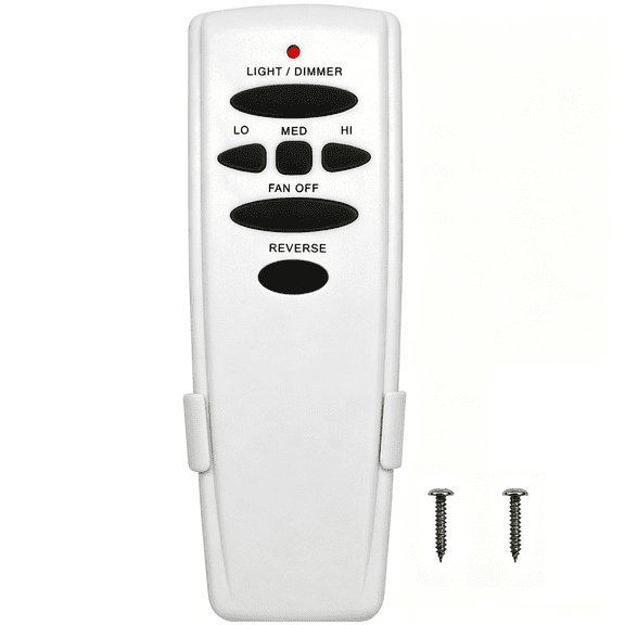 Prichor Replacement Remote for Hampton Bay Hunter Ceiling Fan, 3-Speed Dimmer with Reverse and Wall Mount, 303.9 MHz, Compatible with UC7078T CHQ8BT7078T L3H2003FANHD L3HMAY97FANHD HD5/HD6