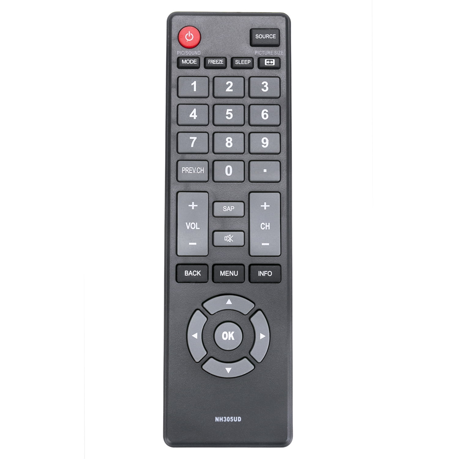 NH305UD Replacement Remote Control for Emerson TV, Compatible with