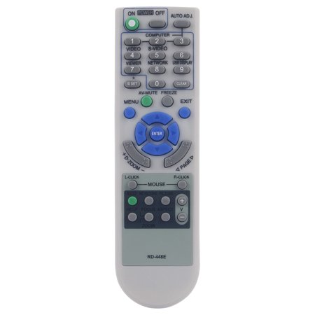 Replacement Remote RD-448E Fit for NEC Portable Projector VE280X VE281X VE282X VE280 VE281 VE282 NP-VE280X NP-VE281X NP-VE282X NP-VE280 NP-VE281 NP-VE282 Sub 7N900926 7N900928 7N900927 7N900881