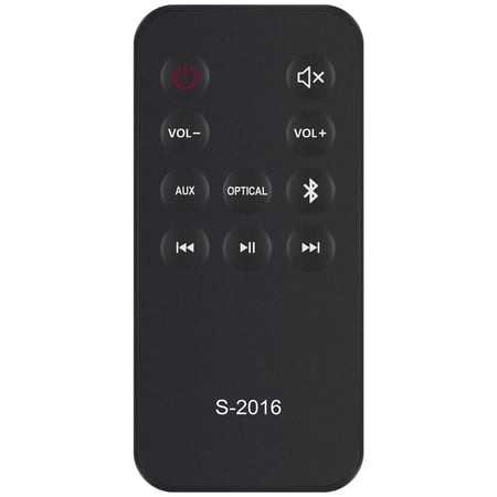 Replacement Remote S-2016 Fit for ONN 2.0 Mini Soundbar ONA18SB001 S-2016 S2016