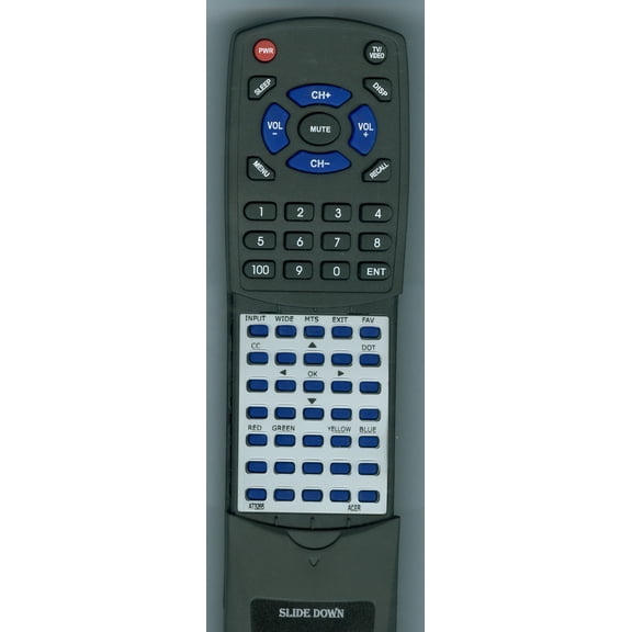 Replacement Remote for ACER RTAT3265, AT3265