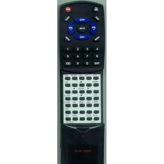 Replacement Remote for AKAI E7501-056105, E7501056105, RTE7501056105, KC01B1, LCT37SHA, KC01-B1