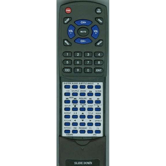 Replacement Remote for APEX AD500WRM, SD250, RTAD500WRM, AD500B, AD500W, AD500WM