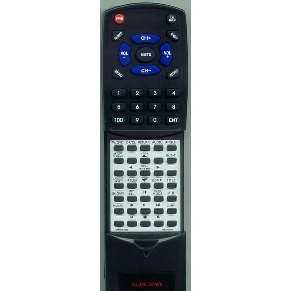 Replacement Remote for BROKSONIC 07660DT040, RT076R0DT090, SC975, SC975A
