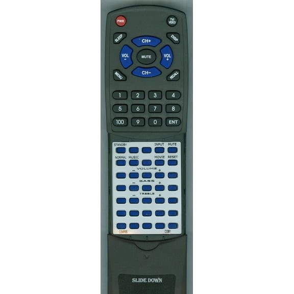 Replacement Remote for COBY CSMP95, RTCSMP95