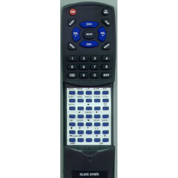 Replacement Remote for COBY RTDVD815, DVD815