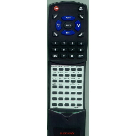 Replacement Remote for DAEWOO RTPDH42L40, PDH42L40
