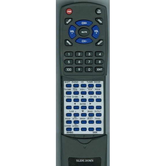 Replacement Remote for DENON 3990458002, RT3990458002, RC832, AVR2420, AVR75, AVR2400, AVR1420, AVR2200N, AVR1400