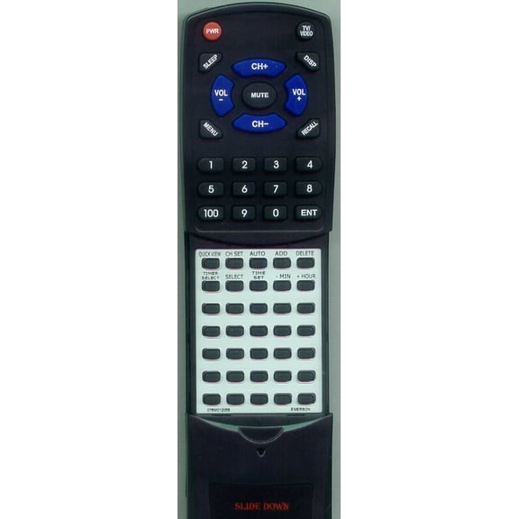 Replacement Remote for EMERSON 076G012060, RT076M01205B, TC2551RD, TC1965D, TC2555D, TS2041D, TS2585D, TC2251RD, TC1360, TC1960, TC1365