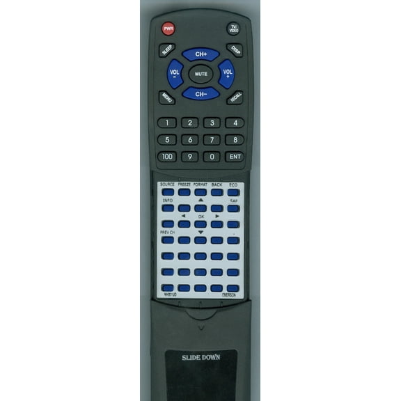 Replacement Remote for EMERSON NH001UD, RTNH001UD, LC320EM1, LC260EM1, LC220EM1, LC190EM1, LC190EM2, LC260EM2, LC320EM2, LC220EM2, CLC401EM2F, LC401E