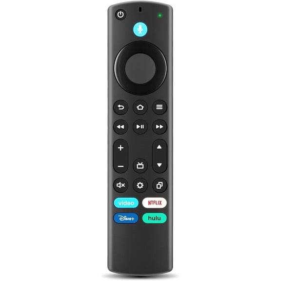 Replacement Remote for Fire TV, with Alexa Voice Control, Compatible with Insignia Toshiba TCL Hisense Fire TV Edition, Simple Setup, 1-Year Warranty