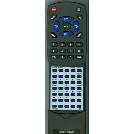 Replacement Remote for GPX TE5582B, REM-TE5582, RTREMTE5582, REMTE5582