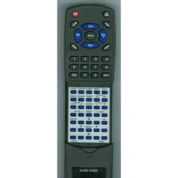 Replacement Remote for HITACHI HL02772, HL02881, RTHL02772, R017, R016F, EDX40, CPA220N, CPX201, CPX4011N, CPX201G, CPWX3011N, CPA300NM, CPX201WP, CP