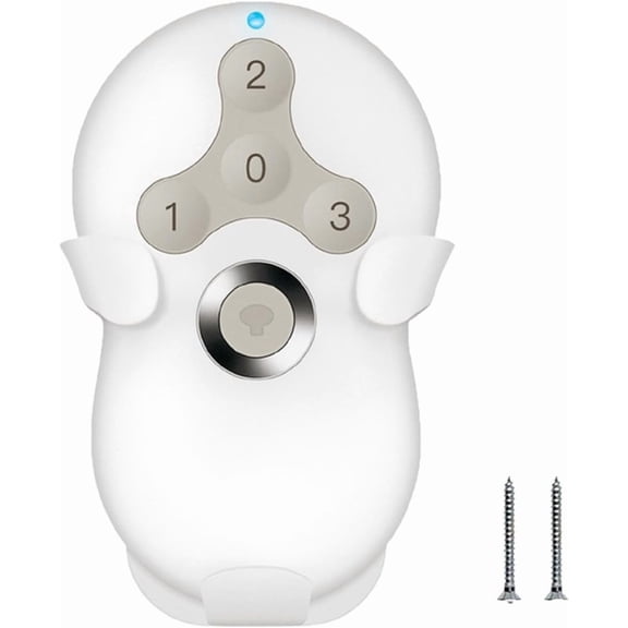 Replacement Remote for Hunter Ceiling Fan Control 99122/99123 | 3-Speed Control, Light Dimmer, with Wall Mount. Replaces 99122/99123--Remote Only