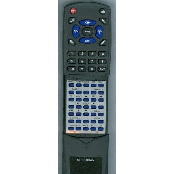 Replacement Remote for ILIVE REM-IT209B, REMIT209B, RTREMIT209B, IT209B