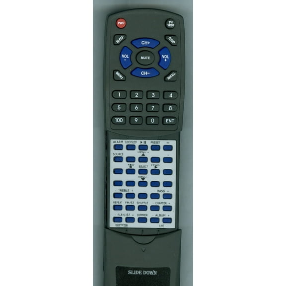 Replacement Remote for ILIVE REM-ITP100B, REMITP100B, RTREMITP100B, ITP100B