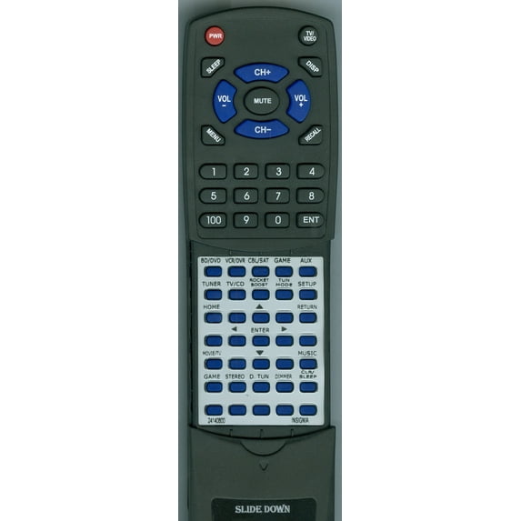 Replacement Remote for INSIGNIA 24140800, RT24140800, RC800M, NSAV511, NSHT511