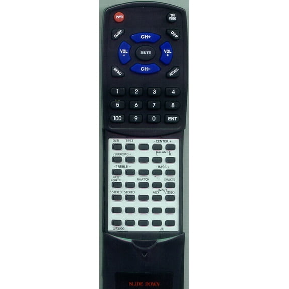 Replacement Remote for JBL WIR0020-431, WIR0020431, RTWIR0020431, ESC300