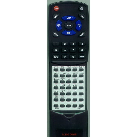 Replacement Remote for JENSEN 3070124, RT3070124, VM9311