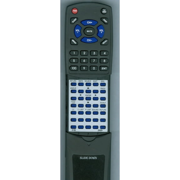 Replacement Remote for Jensen JE1909, PSVCJE1909, JE3211, JE2411, JE2608WV, JE1911, JE2611