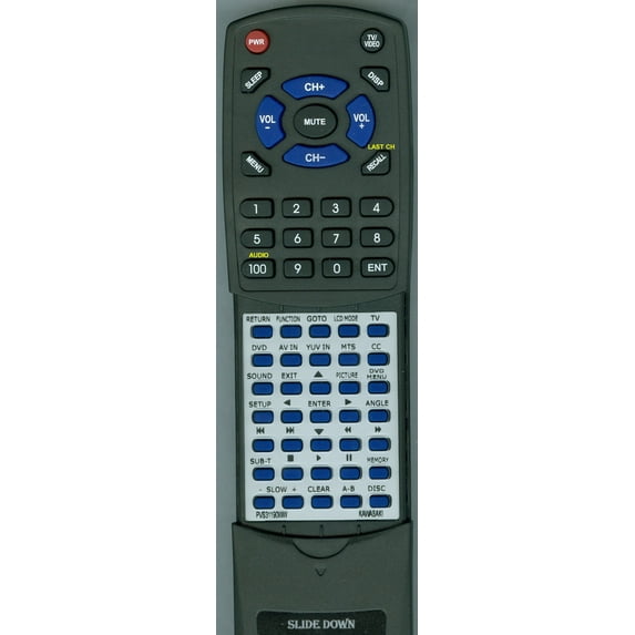 Replacement Remote for KAWASAKI RTPVS31190WW, PVS31190WW