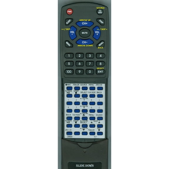 Replacement Remote for KLH RTCDR2000, CDR2000