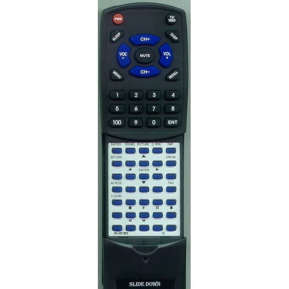 Replacement Remote for LG RTMKJ42519603, MKJ42519603, 42PG20, 50PG10, 50PG20C, 50PG30F, 50PG30FUA, 60PG30, 42PG20C, 42PG65C, 50PG20, 42PG10, 50PG20U,