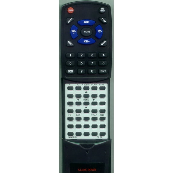 Replacement Remote for MAGNAVOX 996500031031, RT996500031031, 15MF400T, 15MF400T-37, 15MF400T37, 98TR7SW, 98TR7SW1NEMNF