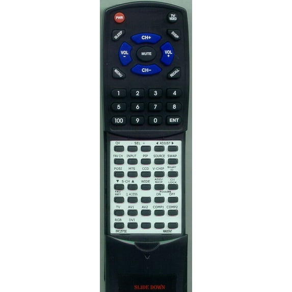 Replacement Remote for MAXENT RTBRC257SE, BRC257SE, MX37X3, MX26X3, MX32X3, L2614XW02