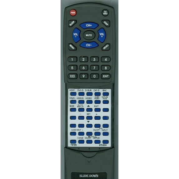 Replacement Remote for MITSUBISHI 179FD659, RT179FD659, DM115, MDT652S