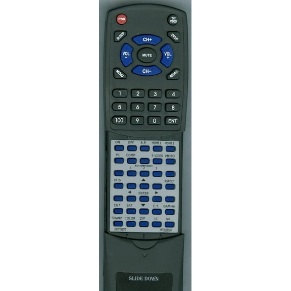 Replacement Remote for MITSUBISHI 290P158010, RT290P158010, HC6500, HC7000, HC5500, HC6000