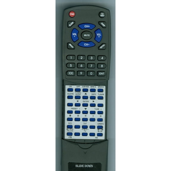 Replacement Remote for NAD HTR-8, HTR8, RTHTR8, RC-T770, RCT770, NAD761, HTR-1, HTR1, T760, RCT760, RC-T760, RCL73, RC-L73, L73, HTR-3, HTR3, HTRL73,