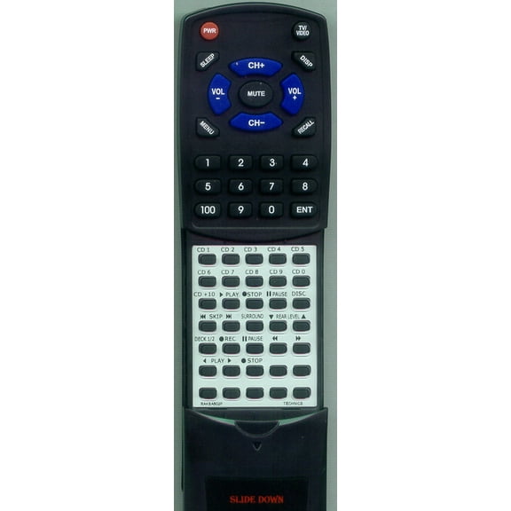 Replacement Remote for PANASONIC RAK-SA502P, RAKSA502P, RTRAKSA502P, SUG91, SSDS3300, SAGX730, SAGX530, SDS2300BLK