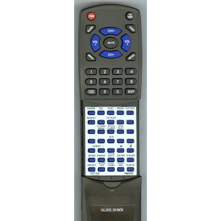 Replacement Remote for PANASONIC RTEUR7710050, EUR7710050, SAAK520, SCAK520