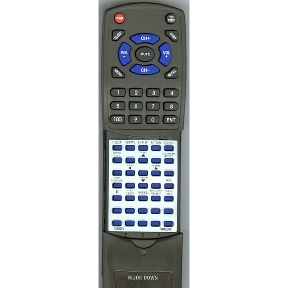 Replacement Remote for PANASONIC RTLSSQ0314, LSSQ0314, PVV4662K, PVV4622